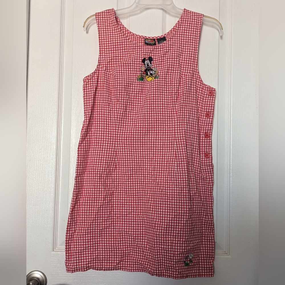 Mickey Mouse checkered Dress